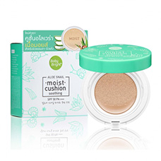 Aloe Snail Moist Cushion SPF50 PA+++ Baby Bright #23 Light Beige 15 gr. Thailand. ТАЙЛАНД