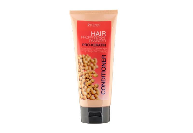 Тайский восстанавливающий кондиционер с про-кератином SCENTIO pro-keratin conditioner 200 мл. ТАЙСКИЙ КОНДИЦИОНЕР CONDITIONER_COVER